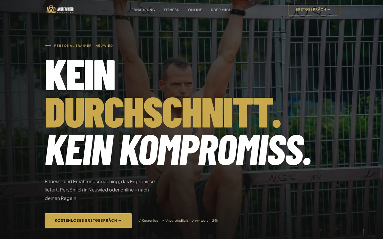 Startseite von andre-winter-coaching.de