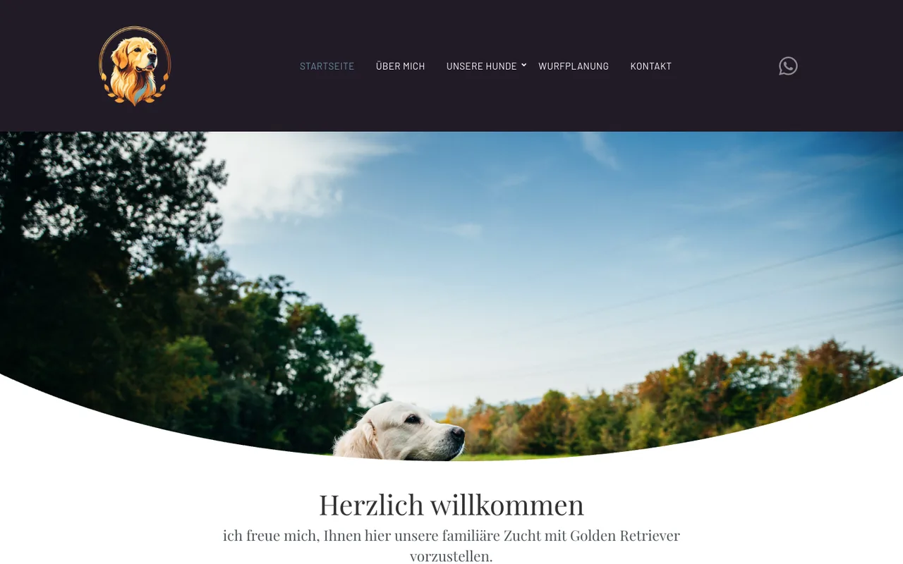 Startseite von goldie-zucht-koblenz.de